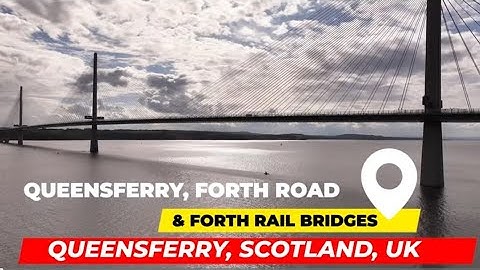 Forth Bridges Drone Footage - 4K Stunning Aerial Views of Scotland
