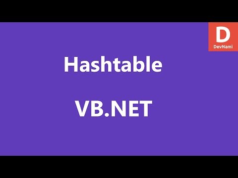 VB.Net Hashtable