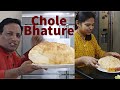 Delhi Chole Bhature - Punjabi Chole - Big Bhature -Instant Channa masala - Pressure Cooker Channa