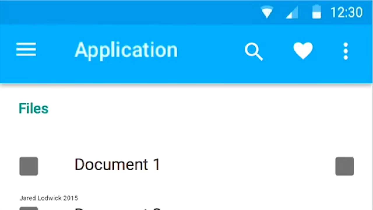 Material Design - Header Transition Exploration - YouTube