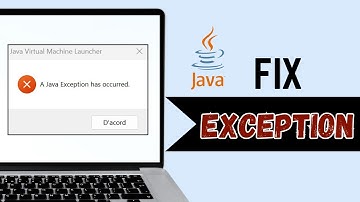 How To Fix Java Exception Has Occurred Full Guide