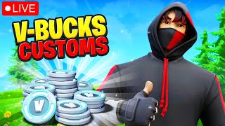 🔴 Hosting Fortnite Customs for V-BUCKS | Fashion Shows // Hide &amp; Seek // Zone Wars // Simon Says
