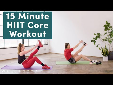 15 Minute Total Core Strength Workout | Trainer of the Month Club | Well+Good