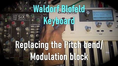 Pitch Bend replacement for Waldorf Blofeld Keyboard