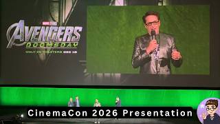 Avengers Doomsday Cinemacon 2026 Presentation