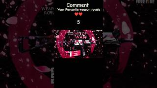 Top 10 Best Weapon Royale In Free Fire
