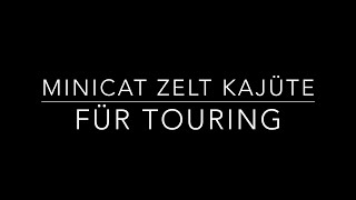 MINICAT 420 ZeltKajüte aufbauen  Touring mit dem Schlauchkatamaran