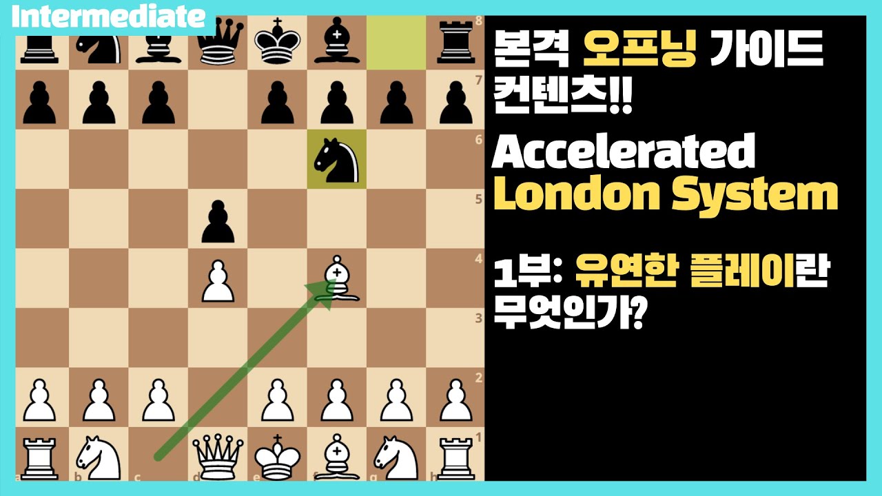 [쉽지만 강력한 체스 오프닝] 런던 시스템 1부: 유연한 오프닝이란?