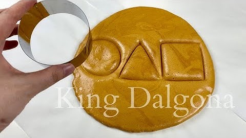 오징어게임 대왕 달고나 만들기Squid Game King Dalgona Tutorial