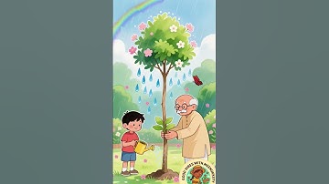 ✨The Cherry Tree🌸🍒 #story #cartoon #ruskin_bond #storytime #kids #children #goodvibeswithmeenukkutty