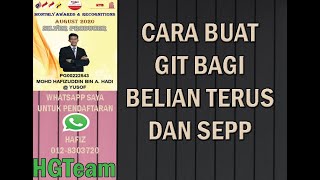 Cara Buat Git Bagi Belian Terus Dan Sepp setelah Habis Bayar