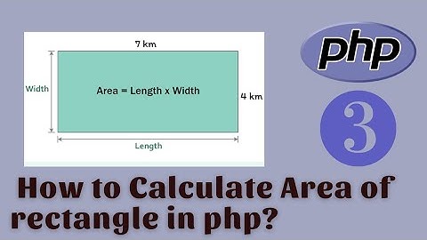 How To Calculate The Area Of A Rectangle In Php - Quick And Easy!