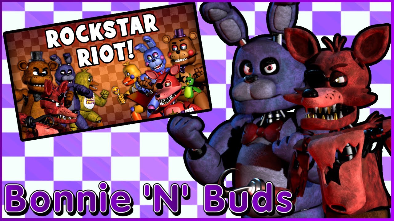 ROCKSTARS ON A RAMPAGE!! || Bonnie & Foxy React to “Rockstar Riot” by @AndrewJohn100