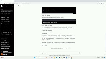 python test cuda tensorflow