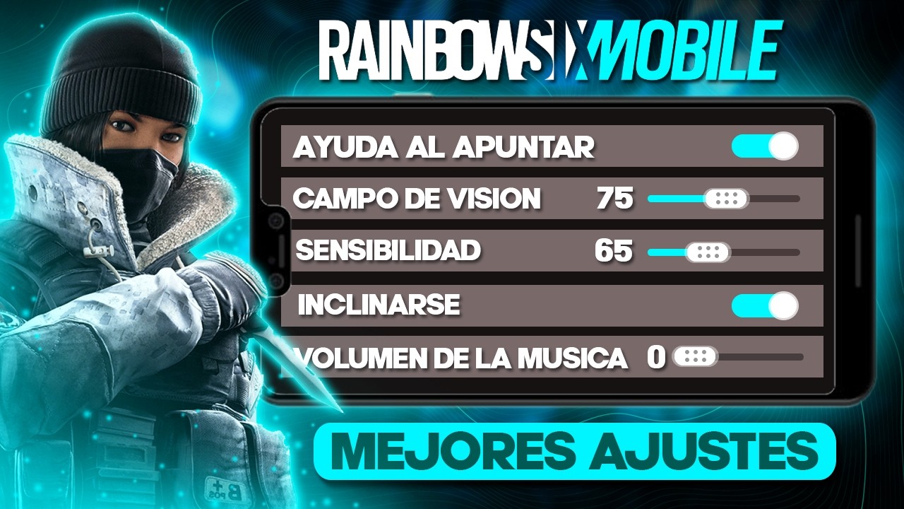 MEJORES AJUSTES para SER un PRO en RAINBOW SIX MOBILE | LANZAMIENTO GLOBAL