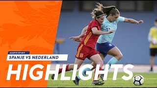 Highlights: Spanje - OranjeLeeuwinnen (27/02/2019) Algarve Cup 2019