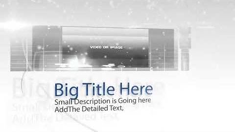 AE CS4 Template Company Plan After Effects Template