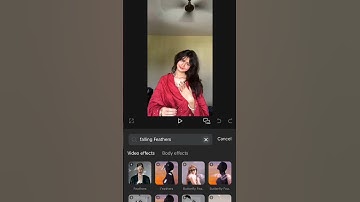 Falling feathers Effects Tutorial💗 in Capcut || #capcut #edit #tutorial #trending #editing