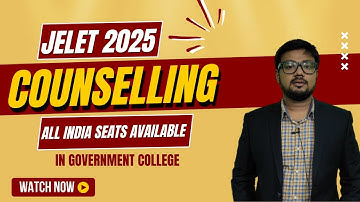 JELET 2025 ALL INDIA SEATS AVAILABLE IN GOVERNMENT COLLEGE