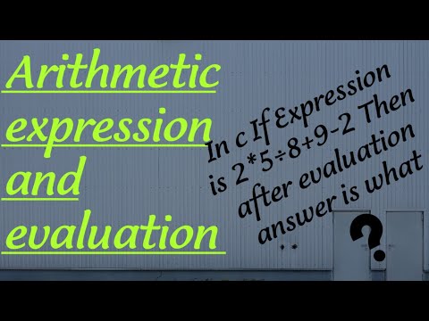 Arithmetic expression and