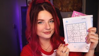 ASMR | Doing a Sudoku Puzzle ✏️ Whispering & Pencil Sounds screenshot 2