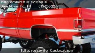 1987 Chevrolet V10 CUSTOM DELUXE 10 4x4 Truck - for sale in