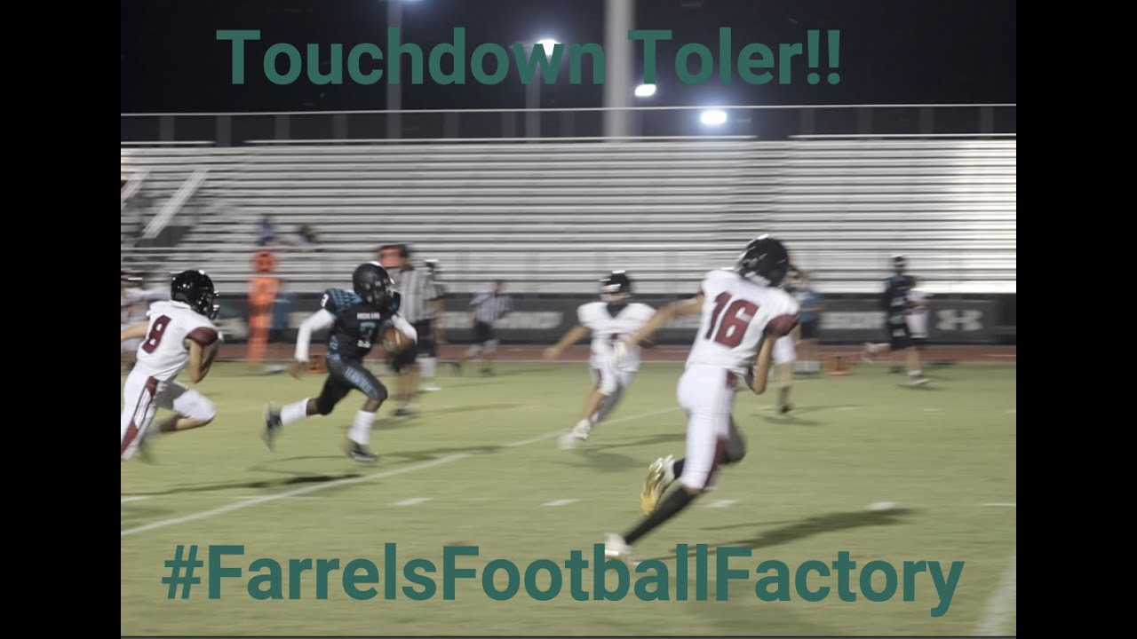 Highland's Greg Toler Jr GOES OFF for 5 TDs in freshmen game!!