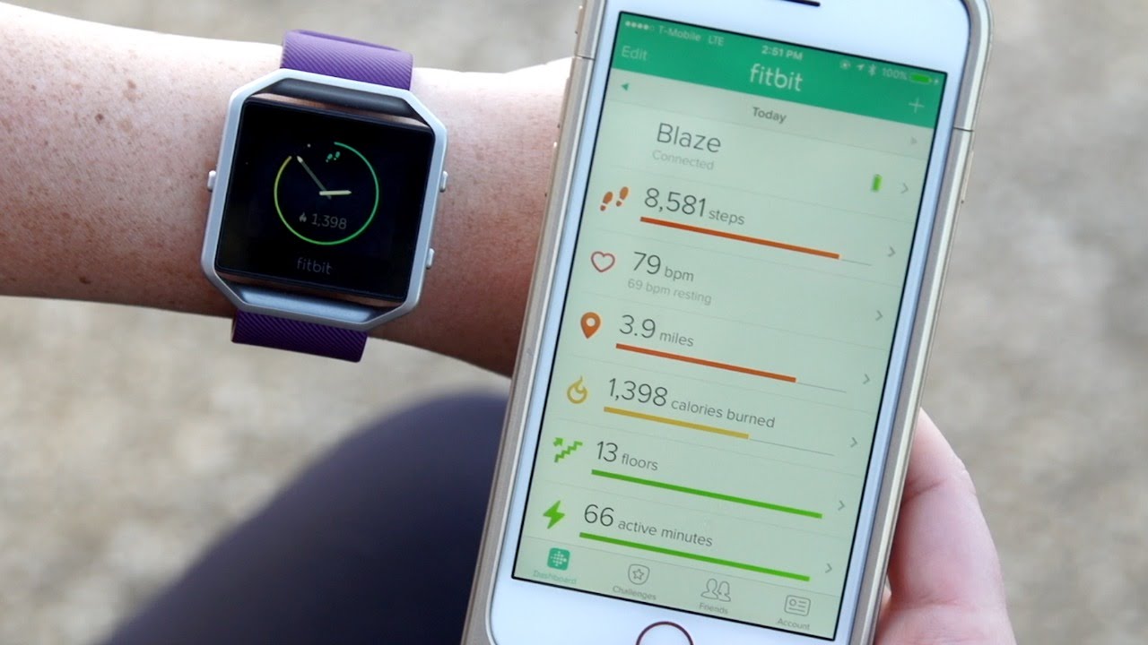 on screen workouts fitbit