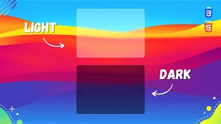 How to Create Glassmorphic Effects in HTML and CSS