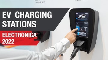 EV charging station technology at electronica 2022