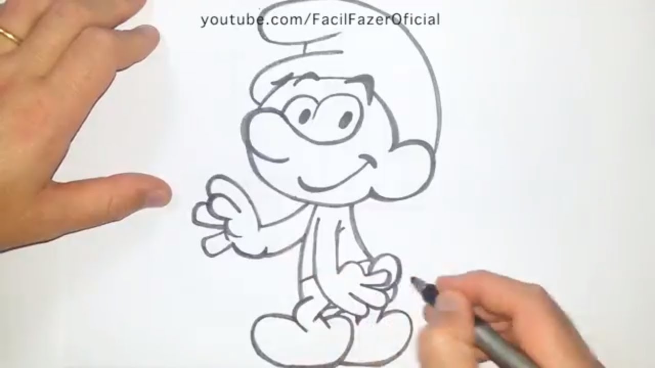 Como Desenhar Smurfs Robusto