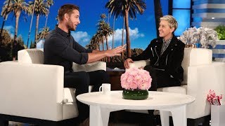 Ellen Recruits tWitch as Justin Hartley's Wedding Choreographer