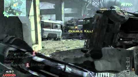 Longshot Double Kill with a Shotgun - Modern Warfare 3