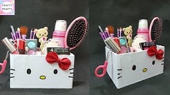 DIY Desk Organizer/ DIY Makeup Organizer/ Cajas organizadoras de Hello kitty/Hello kitty organizer - Durasi: 7.55. DIY Desk Organizer/ DIY Makeup Organizer/ Cajas organizadoras de Hello kitty/Hello kitty organizer - Durasi: 7.55.