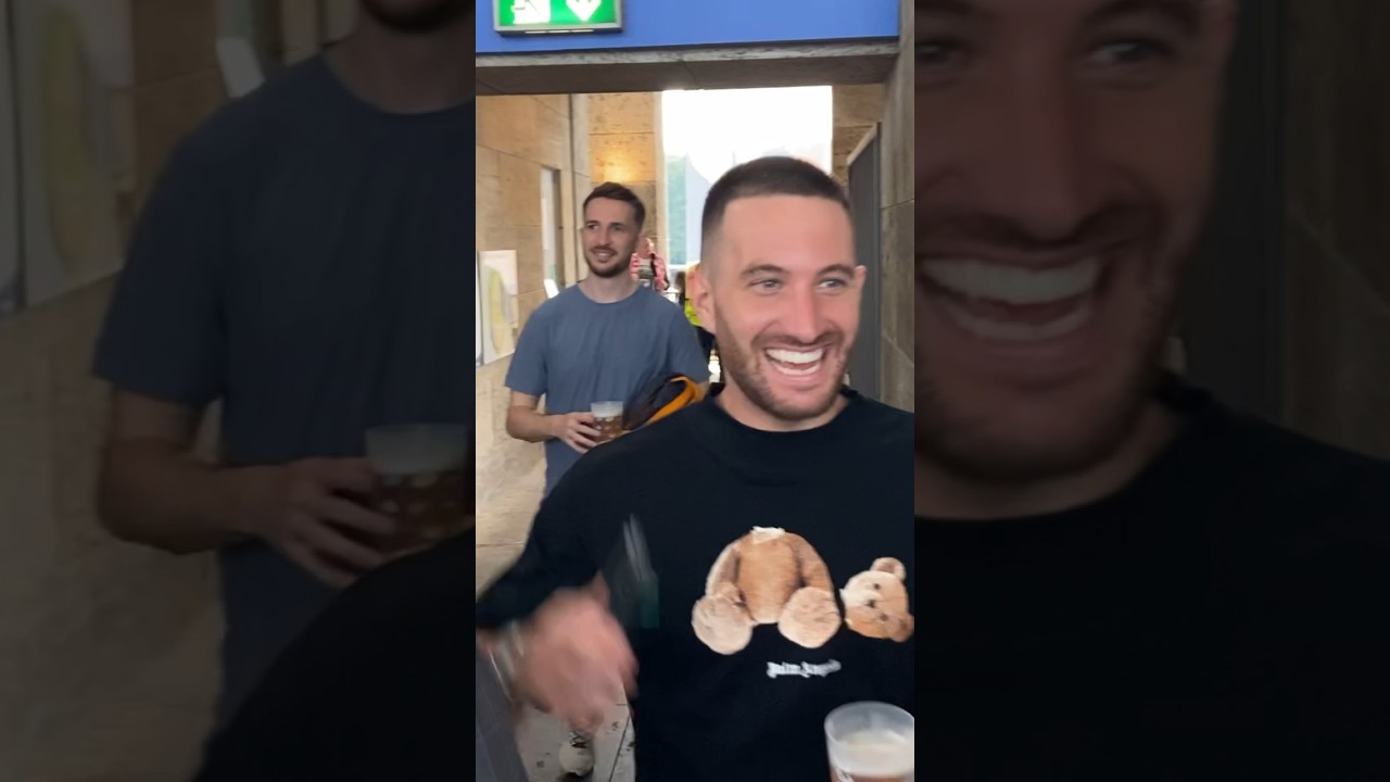 Walking into the iconic Berlin Olympiastadion for the first time 🇩🇪 