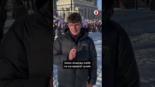 Rolnicy protestują przeciwko umowie UE-Mercosur. Ciągniki zatrzymały policyjne blokady #shorts