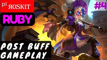Post Buff Gameplay [Rank 2 Ruby] | ᵖˡ яαѕкιт Ruby Gameplay and Build #4 Mobile Legends