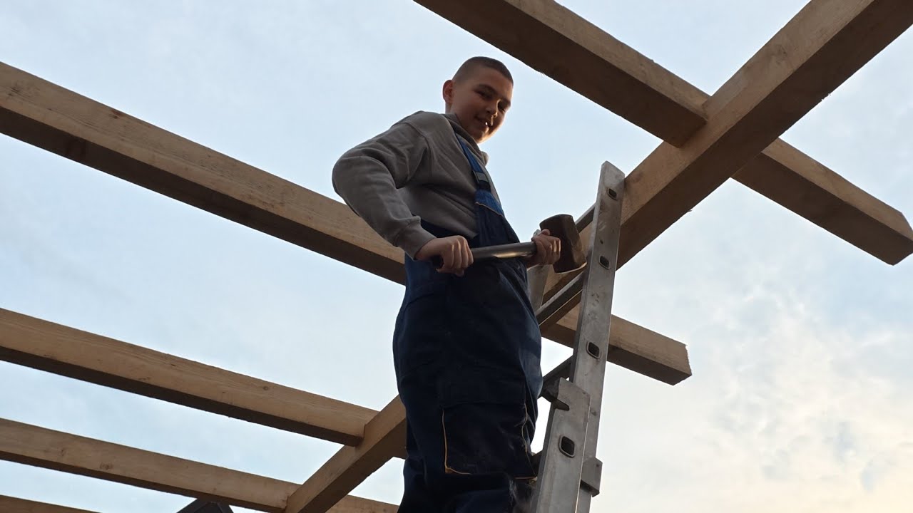 Nastavljam izgradnju novog dijela šupe. Dio 2🚜🚜🛠️🛠️