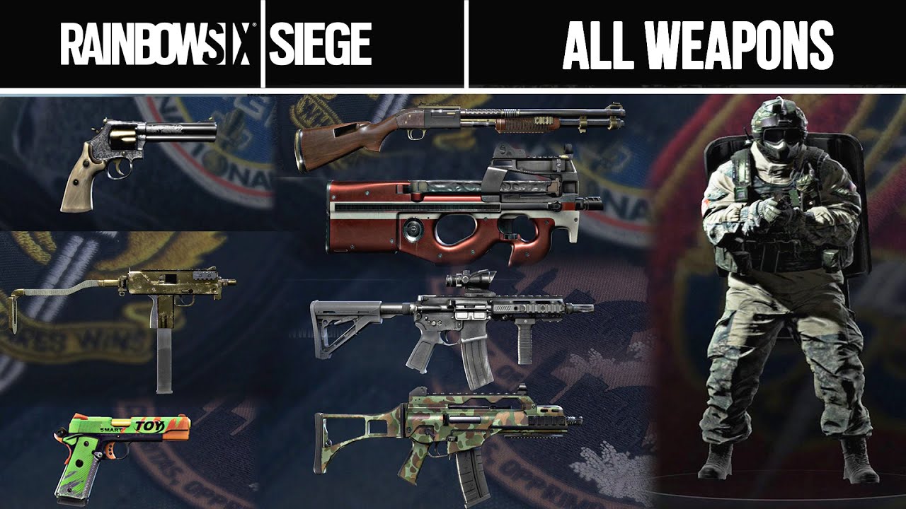 Rainbow 6 Siege All Weapons Camo Operators Gadgets SHOWCASE rainbow-6-siege-all-weapons-camo-operators-gadgets-showcase