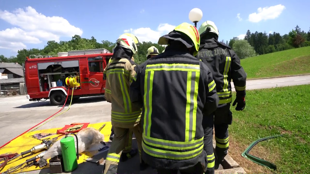 Zakljucna vaja 26 generacije poklicnih gasilcev