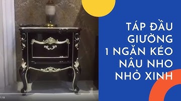 TAP ĐẦU GIƯỜNG TÂN CỔ ĐIỂN MÀU NÂU GỖ G8801 | NỘI THẤT TÂN HOÀNG GIA