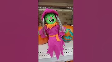 ANIMATED WITCH - SPINS & CREEPY LAUGH - HALLOWEEN DECORATIONS FOR THE SPOOKY SEASON