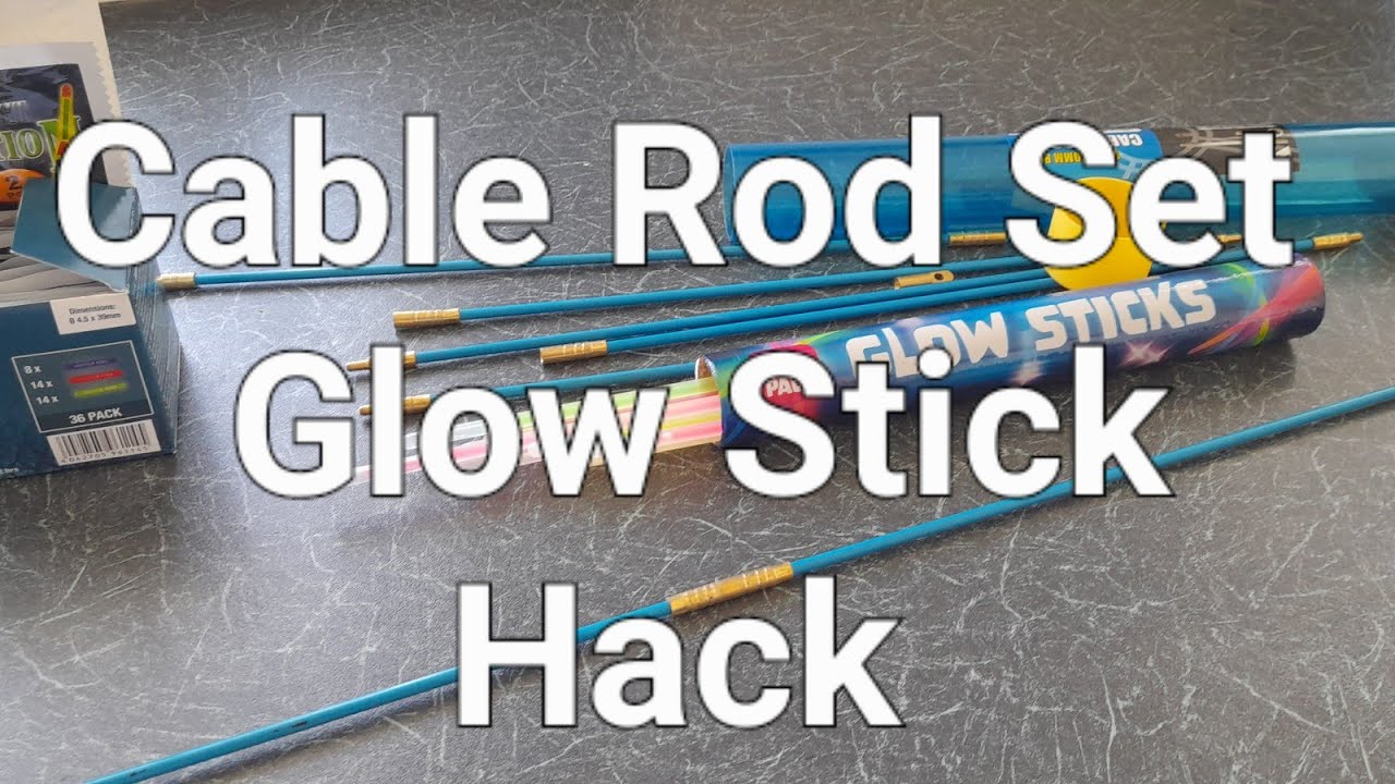 Cable Rod Set or Fish Tape Glow Stick Hack #electrical #electrician 