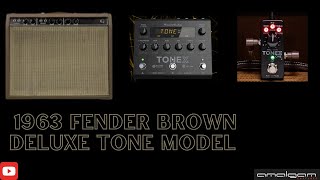 1963 Fender Brown Deluxe  Tonex capture pack @amalgamaudioLV  Full Demo and Playthrough