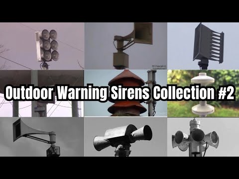 Outdoor Warning Sirens Collection #2 - YouTube