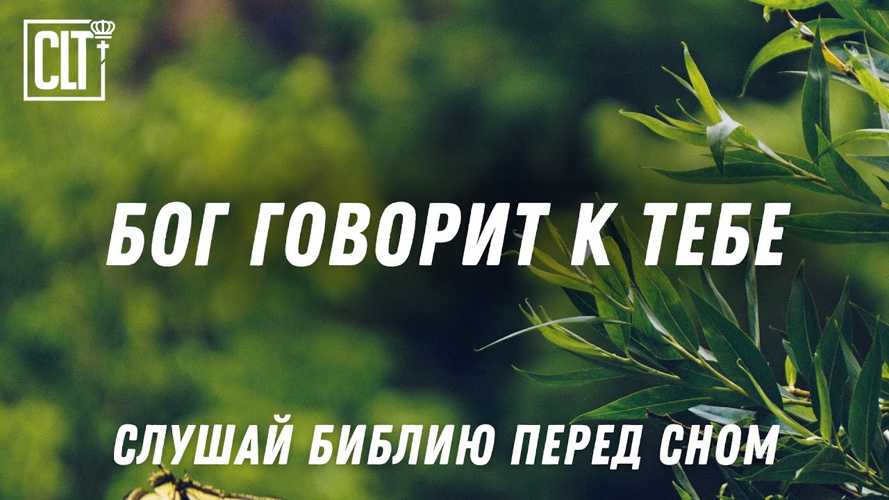 Бог говорит во сне, в ночном видении | Тихий звук водопада | Библия | Relaxing