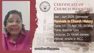 Jan-Dec 2026 CCM Modules: Revivals in Church History