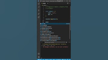 JavaScript Program to Remove a Property from an Object