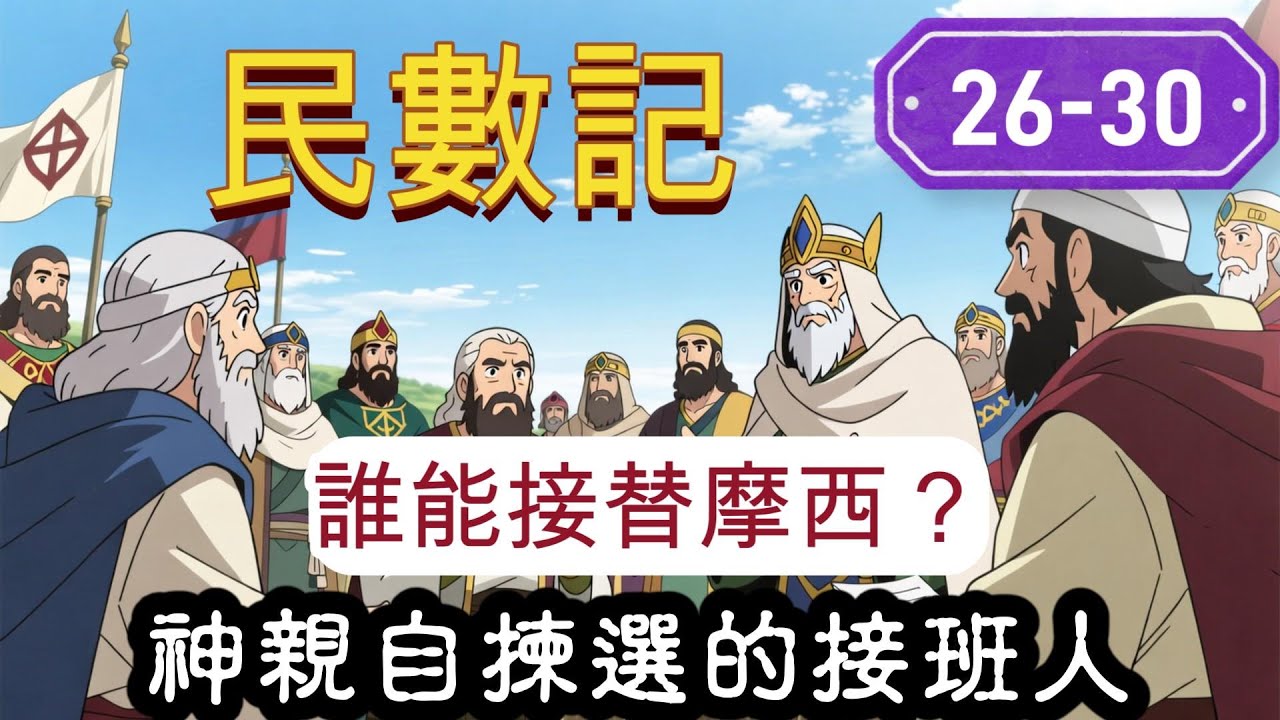民數記 26- 30 誰能接替摩西？神親自揀選的接班人