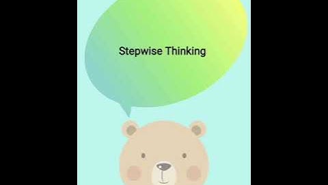 Class-4th,  Sub- Computer,  Ch-3(Stepwise Thinking) Part-I